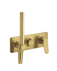 Façade douche/bain douche mitigeur 2 sorties Botte - Ondyna