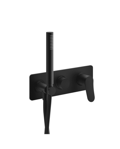 Façade douche/bain douche mitigeur 2 sorties Botte - Ondyna