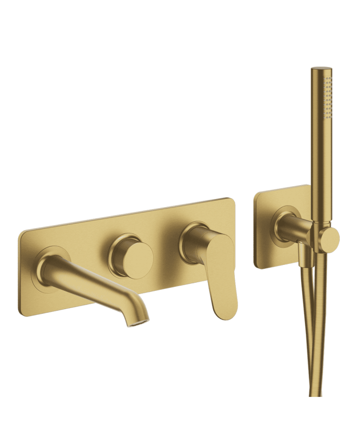 Façade bain douche mitigeur 2 sorties Botte - Ondyna