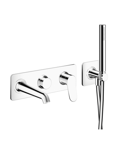 Façade bain douche mitigeur 2 sorties Botte - Ondyna