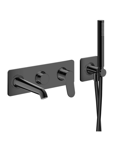 Façade bain douche mitigeur 2 sorties Botte - Ondyna
