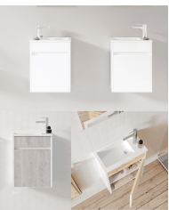 Composition meuble suspendu lave-mains XS - Cifial