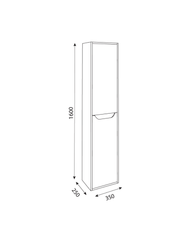 copy of Meuble 600mm de salle de bain - Cifial