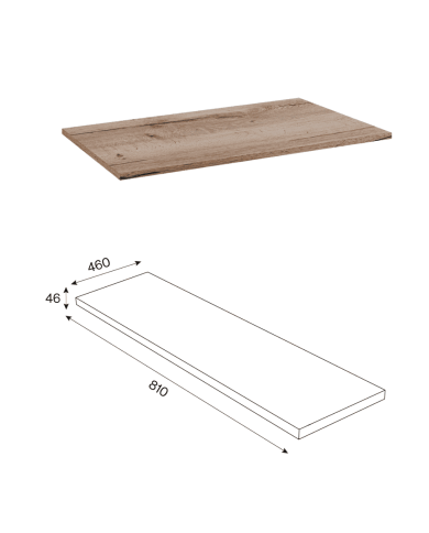 Meuble 800mm de salle de bain Sierra - Cifial