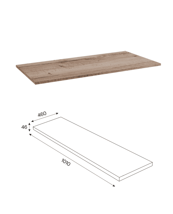 Meuble 1000mm de salle de bain Sierra - Cifial