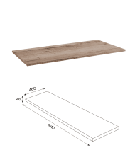 Meuble 1000mm de salle de bain Sierra - Cifial