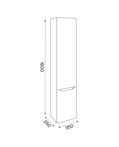 copy of Meuble 600mm de salle de bain - Cifial