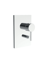 Façade mitigeur douche bain/douche 2 sorties Phi - Ondyna