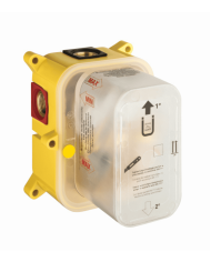 Façade mitigeur douche bain/douche 2 sorties Phi - Ondyna