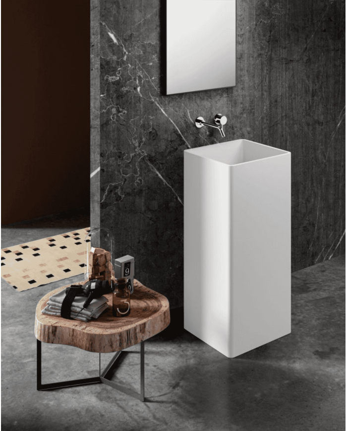 vasque poser cifial tower | vasque carrée 40x90 cm