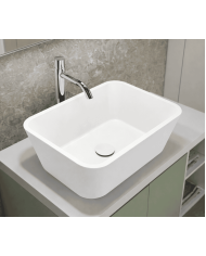 vasque à poser cifial | Acqua 48x34 noir et blanc