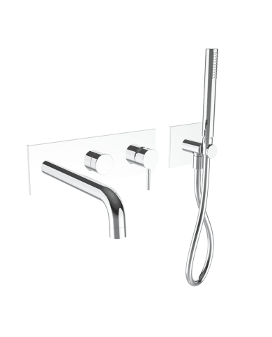 Façade bain douche mitigeur 2 sorties Phi - Ondyna