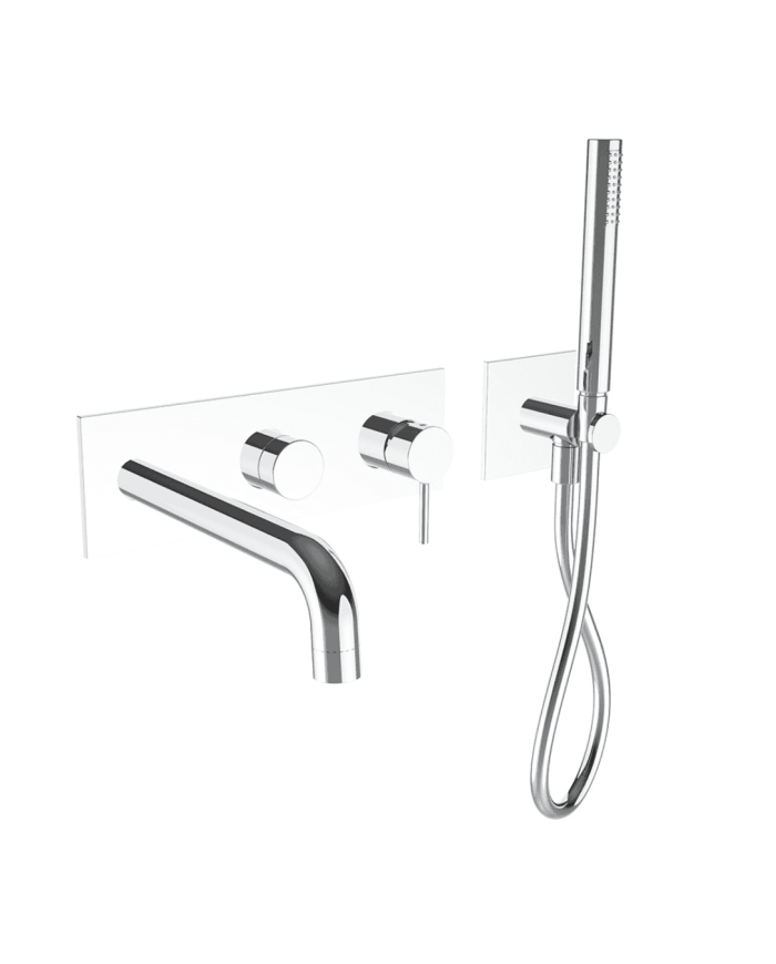 Façade bain douche mitigeur 2 sorties Phi - Ondyna