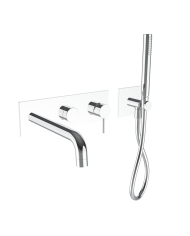 Façade bain douche mitigeur 2 sorties Phi - Ondyna