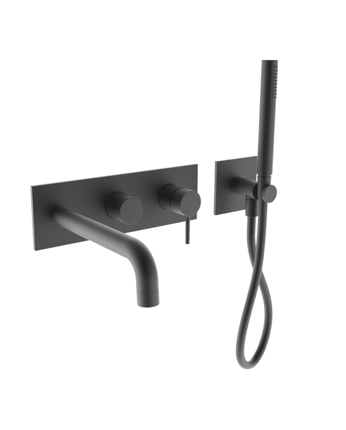 Façade bain douche mitigeur 2 sorties Phi - Ondyna