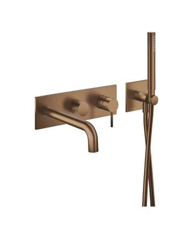 Façade bain douche mitigeur 2 sorties Phi - Ondyna