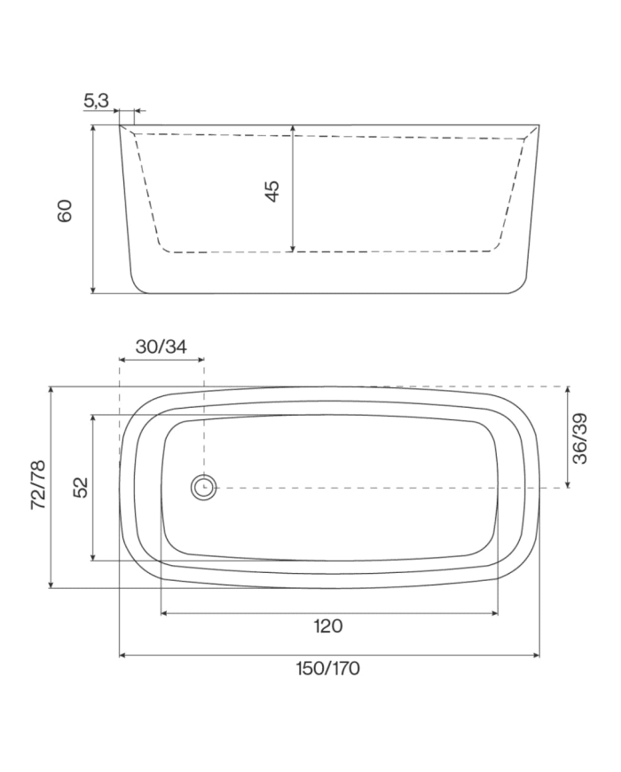 Baignoire Acrilique Soft - Cifial