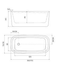 Baignoire Acrilique Soft - Cifial