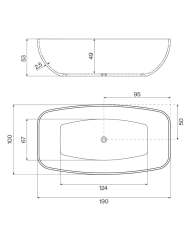 Baignoire Solid surface Warm - Cifial