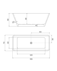 Baignoire Solid surface Aqua - Cifial