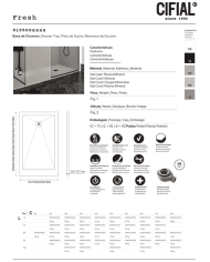 Receveur de douche Fresh - Cifial