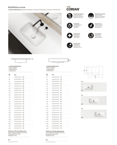 Vasque Solid surface Corian - Cifial