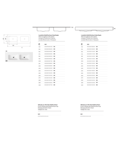 Vasque Solid surface Corian - Cifial