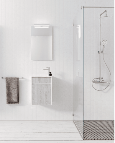 Composition meuble suspendu lave-mains XS - Cifial