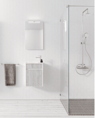 Composition meuble suspendu lave-mains XS - Cifial