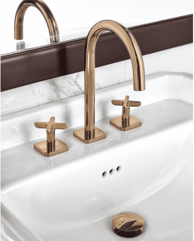 mitigeur baignoire cifial | Robinetterie rétro 3 trous