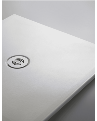 Receveur en céramique blanche Solodue - Ondyna