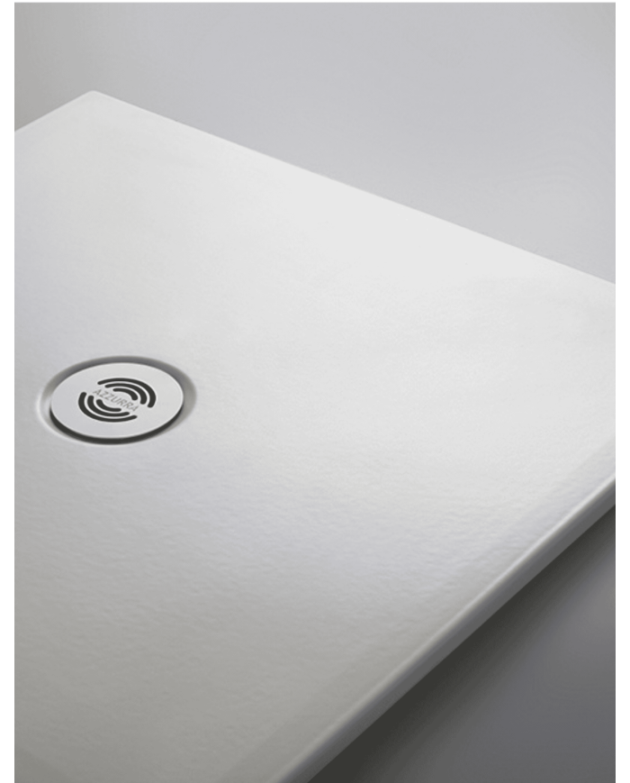 Receveur en céramique blanche Solodue - Ondyna