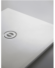 Receveur en céramique blanche Solodue - Ondyna