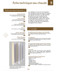 Radiateur Sèche serviette Monochrome éléctrique - Cosy art