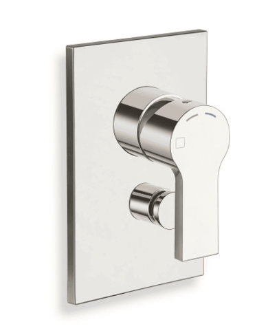 Façade douche mitigeur 2 sorties Omega - Ondyna