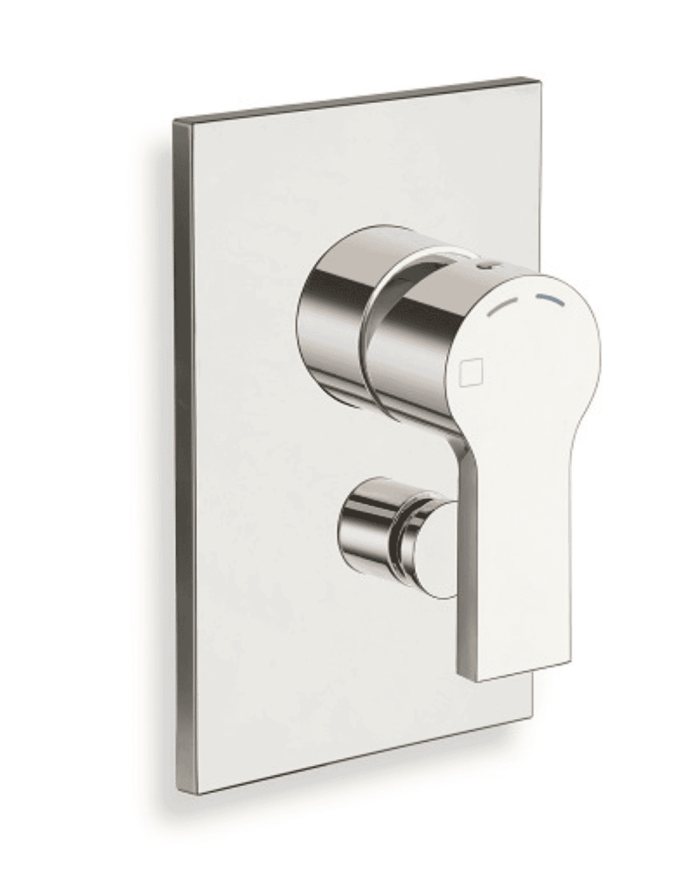 Façade douche mitigeur 2 sorties Omega - Ondyna