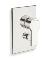 Façade douche mitigeur 2 sorties Omega - Ondyna