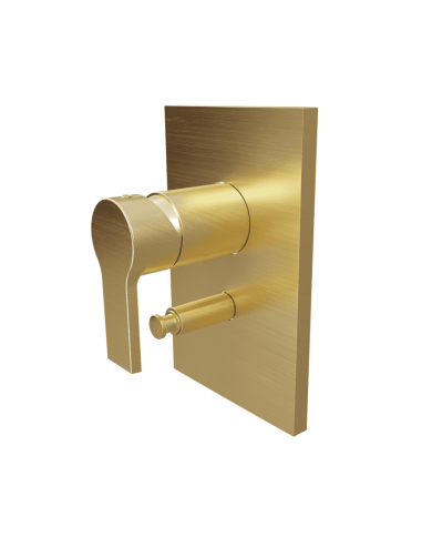 Façade douche mitigeur 2 sorties Omega - Ondyna