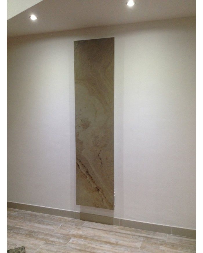 Radiateur électrique Sèche serviette pierre naturelle tan beige - Cosy art