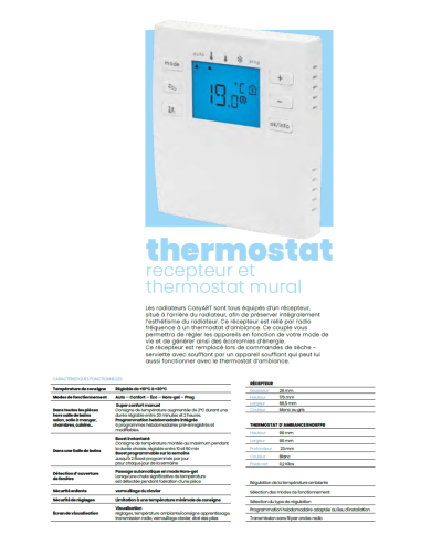 Radiateur électrique Sèche serviette pierre naturelle cuprus - Cosy art
