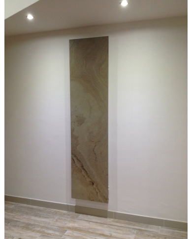 Radiateur électrique Sèche serviette pierre naturelle tan beige - Cosy art