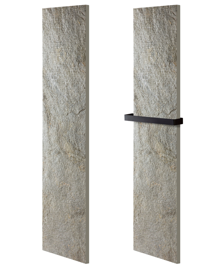 Radiateur électrique Sèche serviette pierre naturelle ardoise - Cosy art