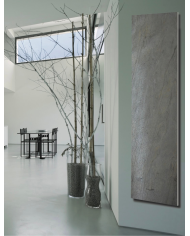 Radiateur mixte Sèche serviette pierre naturelle ardoise - Cosy art