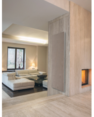 Radiateur mixte Sèche serviette pierre naturelle roche de mars - Cosy art