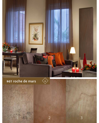 Radiateur mixte Sèche serviette pierre naturelle roche de mars - Cosy art