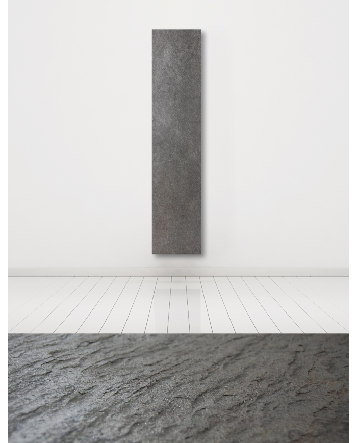 Radiateur mixte Sèche serviette pierre naturelle roche de mer - Cosy art