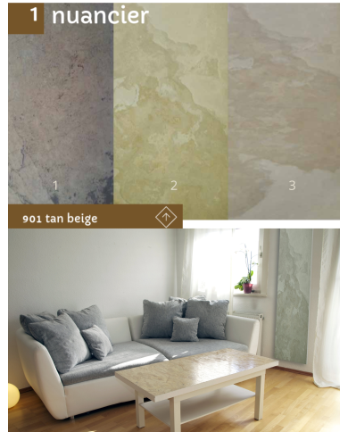 Radiateur eau chaude pierre naturelle tan beige - Cosy art