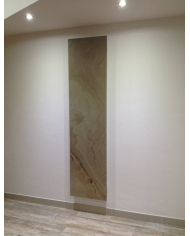Radiateur eau chaude pierre naturelle tan beige - Cosy art
