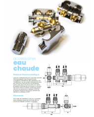 Radiateur eau chaude pierre naturelle tan beige - Cosy art