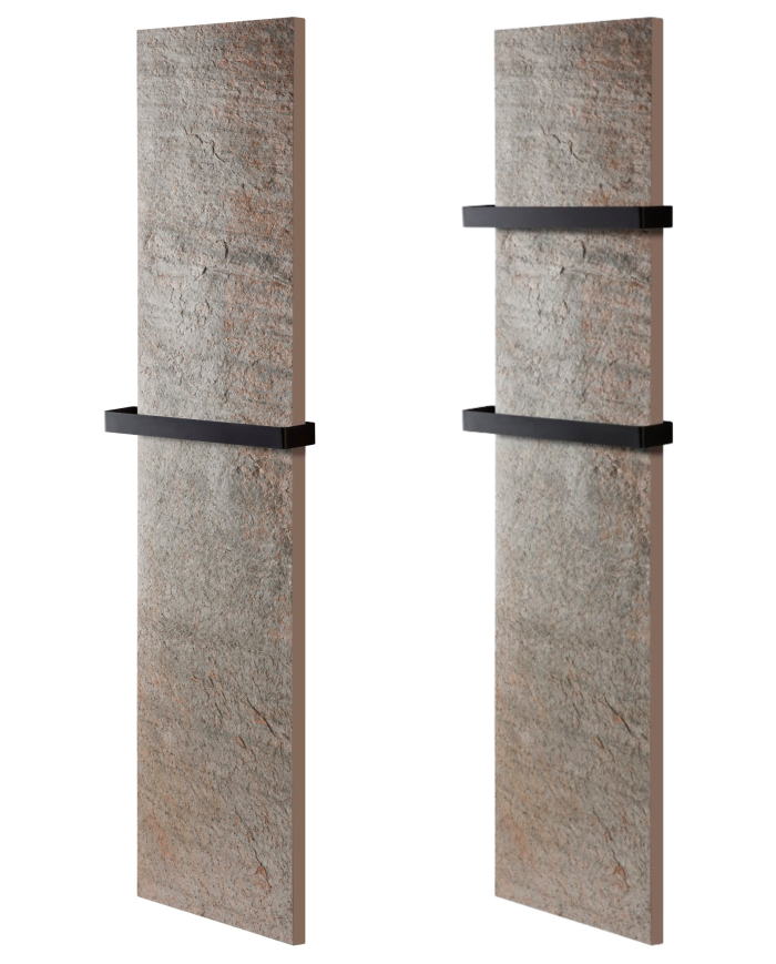 Radiateur eau chaude pierre naturelle cuprus - Cosy art